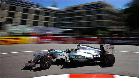 F1 Mercedes Monaco
