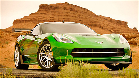 modded version of the 2014 C7 Corvette Stingray