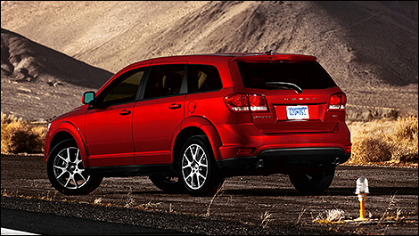 2013 Dodge Journey rear 3/4 view