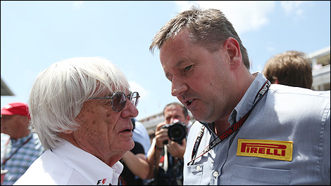 F1 Pirelli Bernie Ecclestone Paul Hembery
