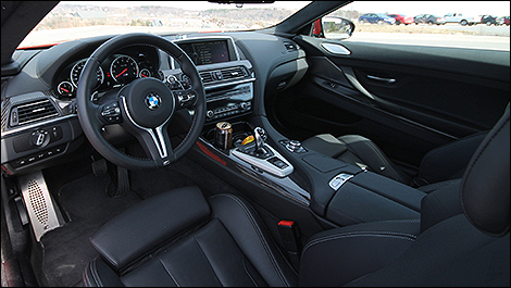 2013 BMW M6 Coupe driver's cockpit