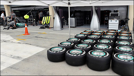 F1 Pirelli tires Mercedes