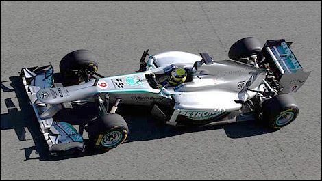 F1 Mercedes W04 Nico Rosberg