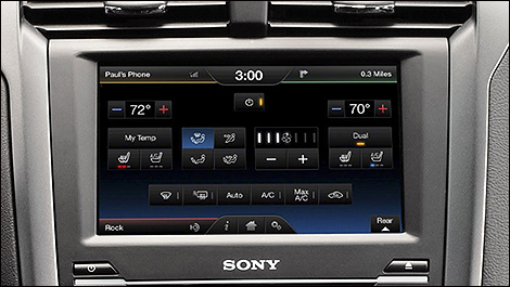 2013 Ford Fusion Energi MyFord Touch