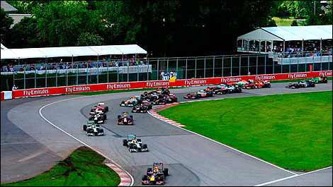 F1 Start Grand Prix Canada 2013