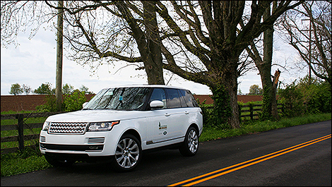 2013 Range Rover Supercharged 3/4 view