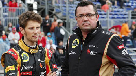 F1 Romain Grosjean Lotus Eric Boullier
