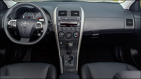 2011 Toyota Corolla driver's cockpit