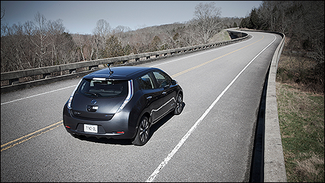 2013 Nissan LEAF  3/4 view