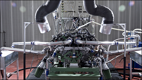 Bentley Continental GT3 engine