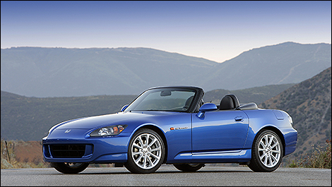 2006 Honda S2000 3/4 view