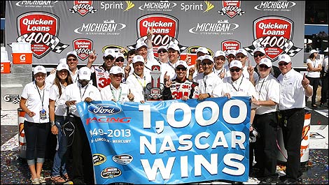 NASCAR Ford 1000th victory
