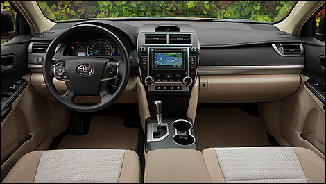 2013 Toyota Camry LE driver's cockpit