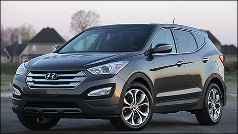 Hyundai Santa Fe Sport 2.0T SE 2013 vue 3/4 avant