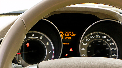 2012 Acura MDX cluster