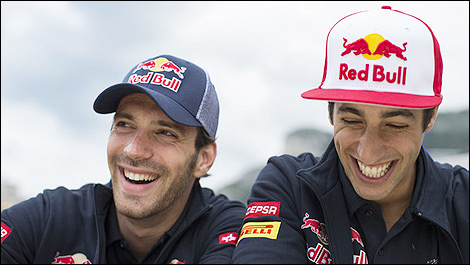 F1 Red Bull Daniel Ricciardo Jean-Eric Vergne