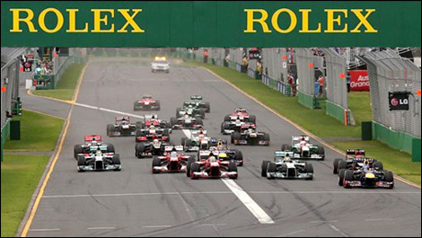 F1 Australia Grand Prix 2013 start
