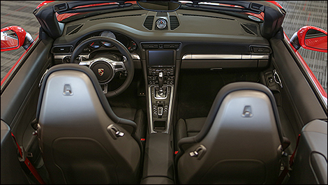 2013 Porsche 911 Turbo S Cabriolet driver's cockpit
