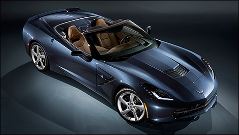 2014 Chevrolet Corvette Stingray convertible 3/4 view