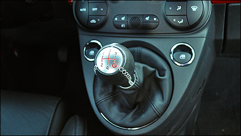 2013 Fiat 500 Turbo Shifter
