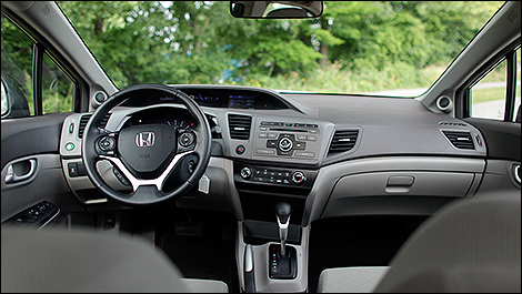 2012 Honda Civic driver's cockpit