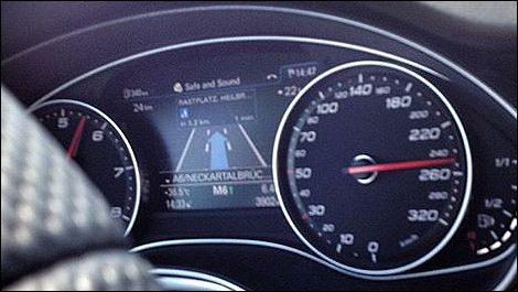 2014 Audi RS 7 Sportback cluster