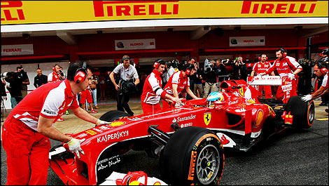 F1 Ferrari Pirelli