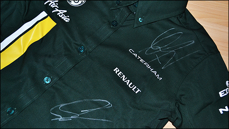F1 Caterham shirt