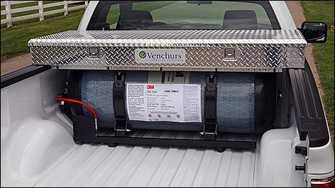 Ford CNG F-150 tank