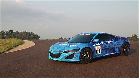 Acura NSX Prototype 3/4 view