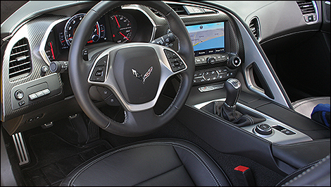 2014 Chevrolet Corvette Stingray driver's cockpit