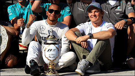 Lewis Hamilton, Nico Rosberg, Hungary