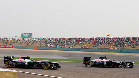 F1, Williams FW35, Pastor Maldonado, Valtteri Bottas