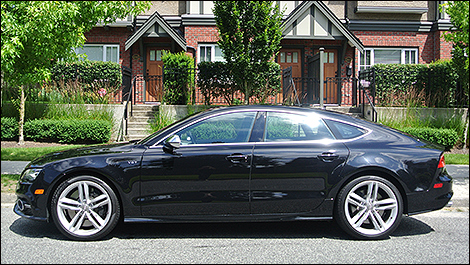 2013 Audi S7 4.0 TFSI side view