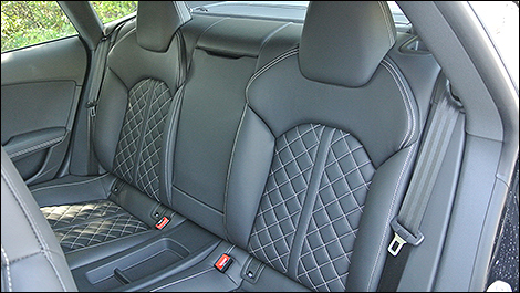 2013 Audi S7 4.0 TFSI rear seats