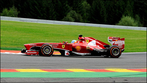 F1 Ferrari Fernando Alonso Belgium
