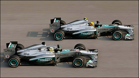 F1 Lewis Hamilton Nico Rosberg Mercedes AMG