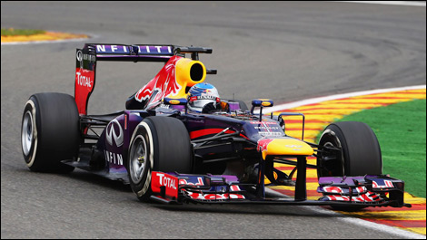 F1 Sebastian Vettel Red Bull Spa Francorchamps