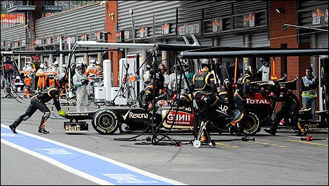 F1 Lotus Kimi Raikkonen Spa-Francorchamps
