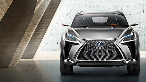 Lexus LF-NX concept front view