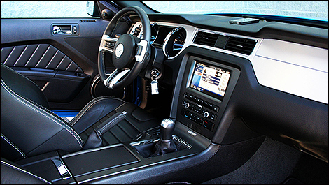 2013 Ford Mustang GT driver's cockpit