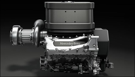 F1 Mercedes-Benz V6 engine