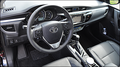 2014 Toyota Corolla LE driver's cockpit