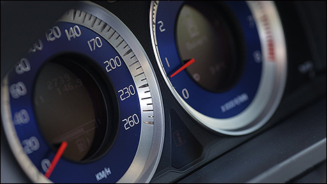 2013 Volvo S60 T6 R-Design Polestar clusters