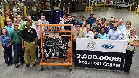 Two millionth EcoBoost engine leaves Ford plant