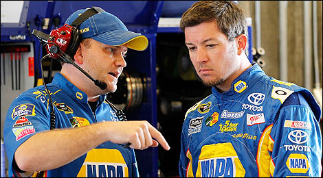 NASCAR Martin Truex Jr NAPA Chad Johnston