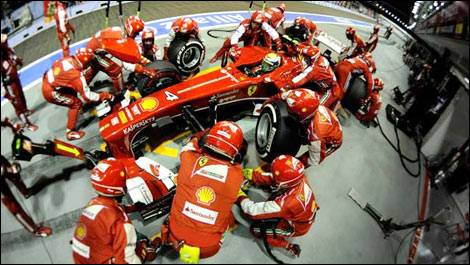 F1 Ferrari Singapore