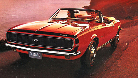 1967 Chevrolet Camaro front 3/4 view