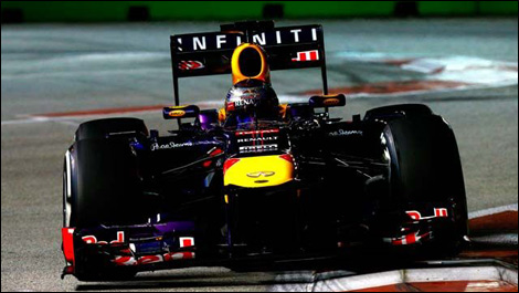 Sebastian Vettel, Red Bull RB9, Singapore
