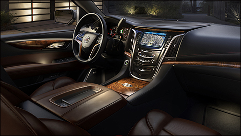 2015 Cadillac Escalade interior